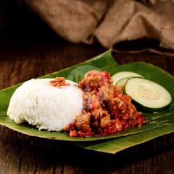 Nasi Bakso Geprek