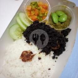 Ayam Bumbu Hitam Sambal Ijo Pete