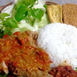 Telor Dadar Geprek Sambal Terasi