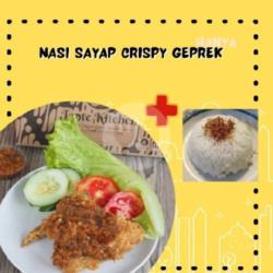 Nasi Sayap Crispy Geprek