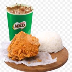 Paket Ayam Dada Crispy Sambal Geprek