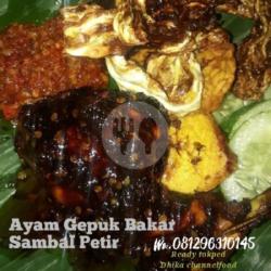 Ayam Gepuk Bakar Only Tanpa Nasi Putih