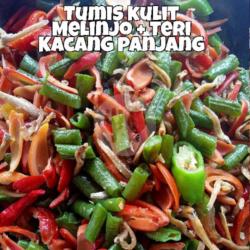 Tumis Kulit Melinjo   Teri