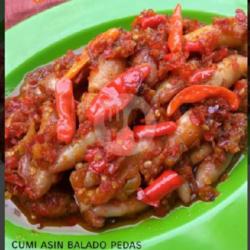 Nasi Asin Cumi Balado