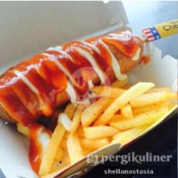 Corndog Full Mozarella Kentang Goreng