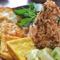 Nasi Tutug Oncom Tahu Tempe