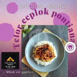 Telor Ceplok Kecap Nasi Khas Pontianak