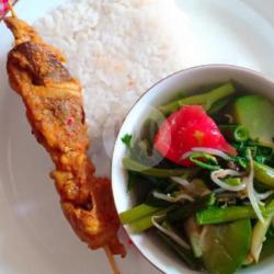 Nasi Sayur Bayam   Ati Ampela