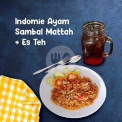 Paket Indomie Ayam Sambal Mattah Es Teh