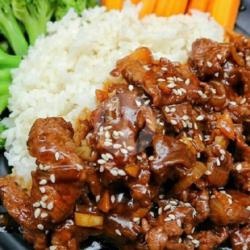 Nasi Us Beef Slice Teriyaki