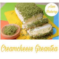 Roti Cream Cheese Topping Greentea