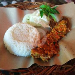 Nasi Kepala Ayam Penyet