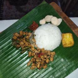 Nasi Rames Tahu   Teh