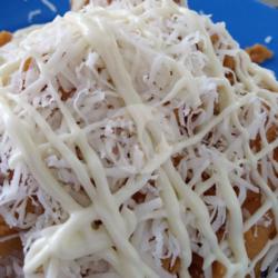 Pisang Keju Glaze White Vanila