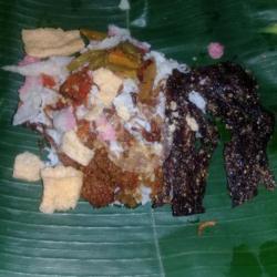 Nasi Gurih Dendeng   Pegedel