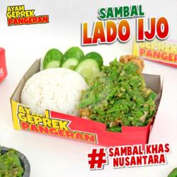 Ayam Rempah (tanpa Nasi) - Sambal Lado Ijo