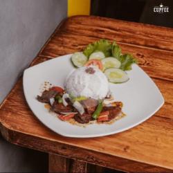 Black Pepper Beef   Nasi