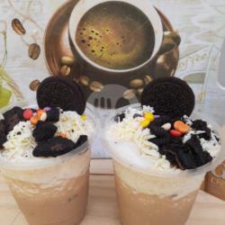 Cappucino Cincau Di Taburi Keju   Oreo
