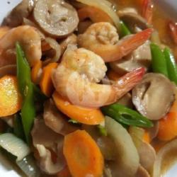 Tumis Jamur Seafood