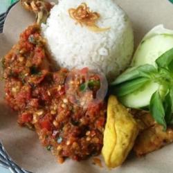 Ayam Sambel Cobek   Nasi