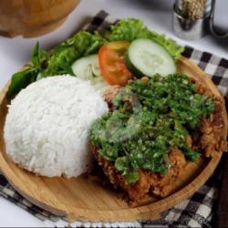 Paket Nasi Geprek Ijo Sayap