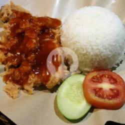 Nasi Ayam Geprek Saus Barbeque