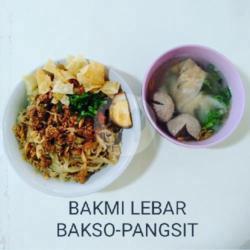 Mie Lebar Bakso Pangsit