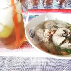 Bakso Daging Isi Urat   Es Teh Manis