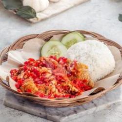 Nasi Ayam Geprek  Sambal Bawang