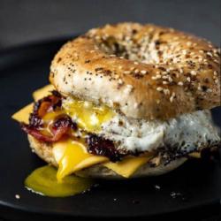 Bacon Egg Breakfast Bagel (gfo)vo)