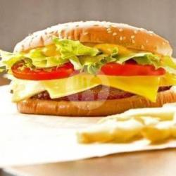 Beef Ori Burger Cheesy