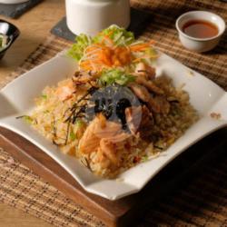 Salmon Yakimeshi