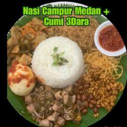 Nasi Campur Medan Telor Cumi Cabe Ijo