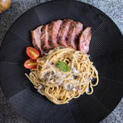 Pasta Carbonara With Wagyu