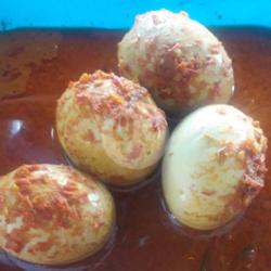 Telur Bumbu Balado Pedas