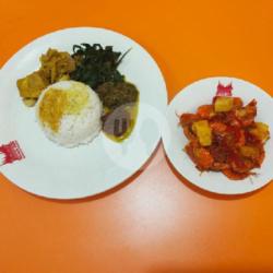 Nasi Udang Kentang Balado