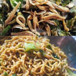 Mie Goreng Teri Sambel Ijo