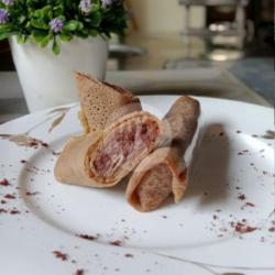 Kue Dadar Gulung Coklat