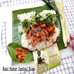 Nasi Bakar Ikan Asin Jambal Rica (m)