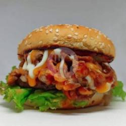 Korean Slice Beef Bulgogi Burger