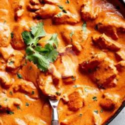 Butter Chicken   Plain Rice