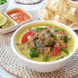 Soto Betawi Jeroan Paru Babat Iso Sapi Komplit Tanpa Nasi