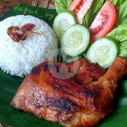 Ayam Bakar Paha Atas Nasi Saus Baberque