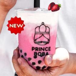 Strawberry Cheese Boba