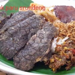 Nasi Tempong Paru Srundeng