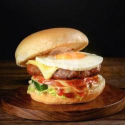 Egg Beef Burger Cheese