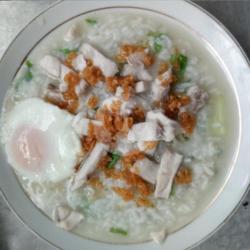 Bubur Ikan Kakap Tambah Telur.