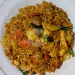 Nasi Goreng Ayam Baso Sosis Ati Ampela Jengkol