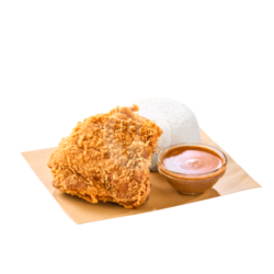 Nasi Crispy Chicken Gulai Besar-ol