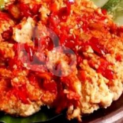 Ayam Geprek Sambal Merah Pedas Tanpa Nasi